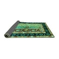 thumbnail image 2 of Ahgly Company Indoor Rectangle Abstract Turquoise Blue Contemporary Area Rugs, 4' x 6', 2 of 4