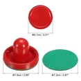 thumbnail image 2 of Uxcell 2Pcs Empujador de Hockey de Aire de 75 mm con Almohadilla y 4 Piezas de Pucks de Hockey de Aire Accesorios de Reemplazo, 2 of 6