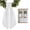 White, variant on 2 Pcs Scalloped Door Wreath Sash: Ruffle Ribbon for Front Door, Yard Porch Home Decor (White)