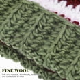 thumbnail image 4 of Mobutofu Family Beanies Matching Hat Wide Ribbed Lines Woolen Hat Multi Color Christmas, 4 of 7