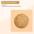 thumbnail image 2 of 500 Pcs Unbleached Parchment Paper Baking Sheets, Inches Non-Stick Precut Baking Parchment, Perfect for Wrapping, 2 of 4