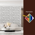 thumbnail image 5 of 19.7" x 19.7" Premium 3D Wall Paneling, 3D Decorative Wall Panels Diamond Design Ceiling (Set of 12), 5 of 5