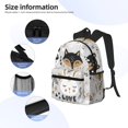 thumbnail image 5 of Easygdp Funny Animals Series Casual Laptop Backpack, Large Capacity Schoolpack for School, Travel, Business, 5 of 8