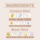 thumbnail image 3 of Multi purpose Makeup Stick for Daily Portable Makeup, Blush, Light and Soft Mist Makeup Effect, Double Head Makeup Stick, 3 of 5