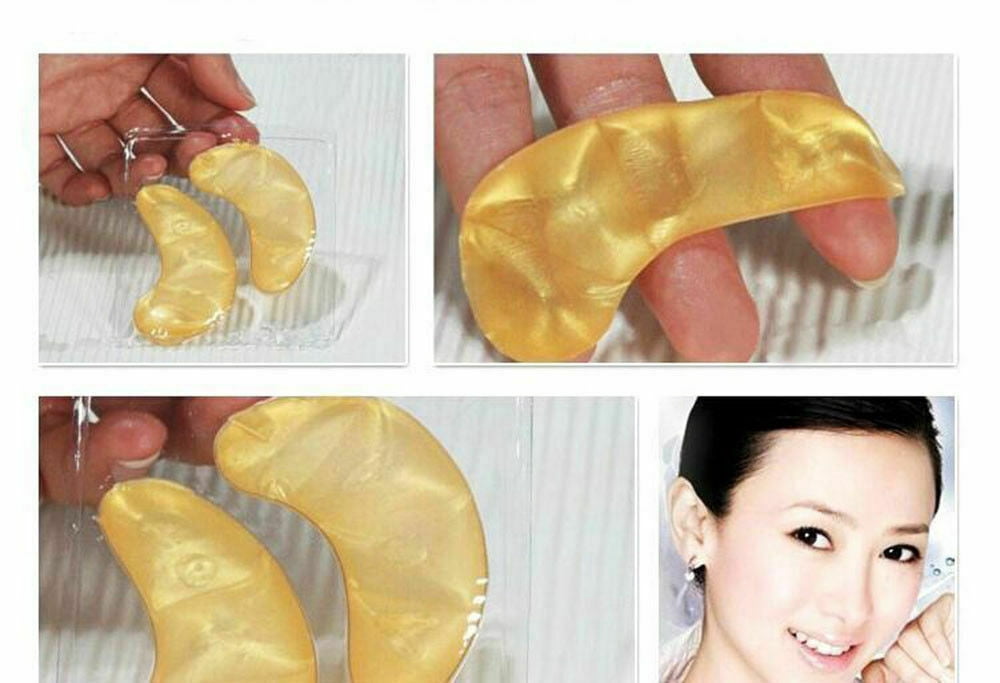 Crystal Collagen Gold Anti Dark Circle Wrinkles Under Eye Pads Mask 200 Pairs