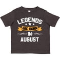 thumbnail image 3 of Inktastic Legends Are Born in August Boys or Girls Toddler T-Shirt, 3 of 5