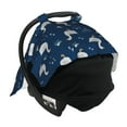 thumbnail image 7 of Car Seat Cover Baby - Bohemian Cute Duck Navy Blue Breathable Infant Car Seat Cover for Baby Carseat, Lightweight Comfort Baby Essentials Must Haves Newborn Stuff for Girl Boy, 7 of 7