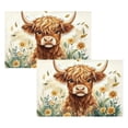 thumbnail image 2 of BingTong Highland Cow Birthday Party Supplies Holy Cow Highland Themed Baby Shower Birthday Party Decorations Disposable Tableware Set Plates Napkins Cups Serves Placemat, 2 of 6