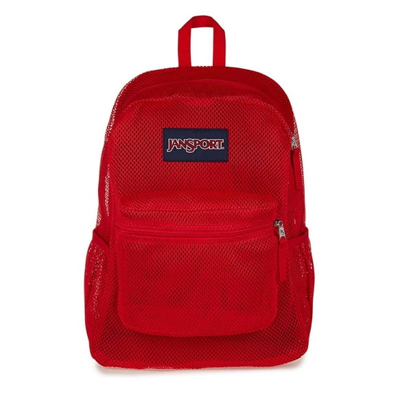 Mochila JanSport Eco Mesh Red Tape de 43 x 32 x 15 cm con funda para portátil