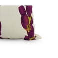 thumbnail image 2 of Simply Daisy's Sunset Tulip Stripe 16 inch Purple Decorative Floral Throw Pillow, 2 of 2