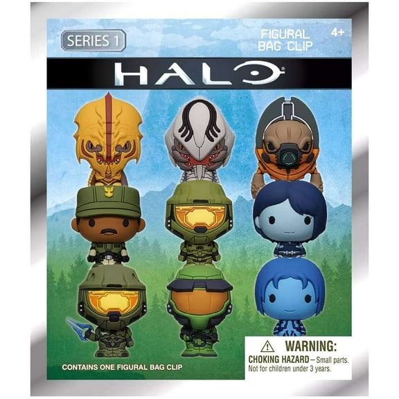 Monogram Halo - Series 1 3D Foam Bag Clip 1pcs Blind Bag