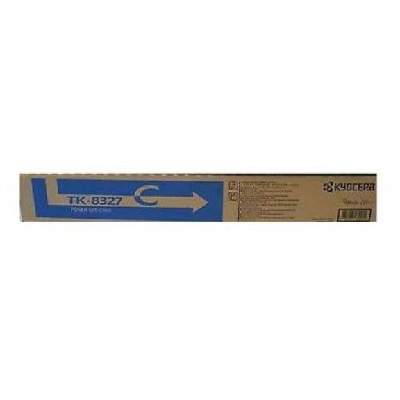 Kyocera Cyan Toner Cartridge   Waste Toner Container (12,000 Yield) TK-8327C