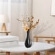 thumbnail image 3 of Jarrón de flores de imitación de cerámica, decoración minimalista única, decorativo nórdico para Negro S, 3 of 7