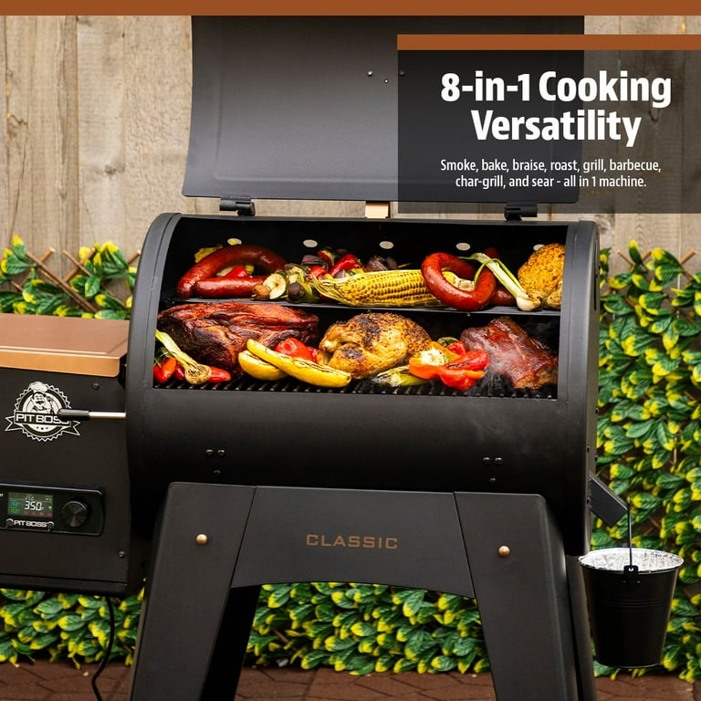 Pit Boss Classic 700 Sq in Wood Pellet Grill and Smoker Onyx