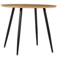 thumbnail image 4 of vidaXL Dining Table Brown 35.4"x28.9" MDF, 4 of 14