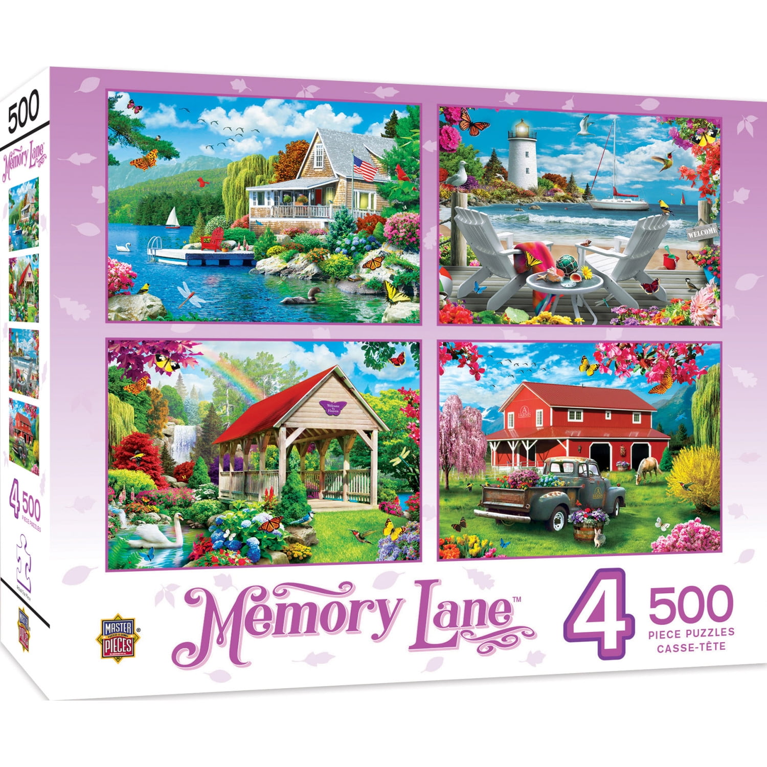 MasterPieces 500 Piece Jigsaw Puzzle Set - Memory Lane Scenic 4