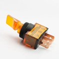 thumbnail image 3 of 10 unidades, 12 V 20 A, conexiones de interruptor de encendido y apagado, tierra, amarillo, rojo, azul, verde, interruptor de coche con botón de luz, orificio de montaje de 12 mm, 3 of 4
