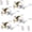Polished Chrome, variant on 3 Pack Satin Nickel Keyed Alike Entry Levers, One Keyway Entrance Handles Entry Locksets with Same Keys, Reversible for Right Left Handed Doors