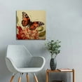 thumbnail image 5 of Fenyluxe Butterfly Flower Illustration Canvas Print Wall Decor for Bedroom and Kitchen - Ready to Hang Home Art Decor 16x16in, 5 of 6