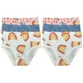 thumbnail image 2 of 6 Packs Toddler Little Girls Kids Underwear Cotton Briefs Size 2T 3T 4T 5T 6T, 2 of 3