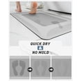 thumbnail image 2 of Alfombra de baño SIXHOME, de secado rápido, con respaldo de goma absorbente, 2 of 7