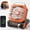 Orange, variant on Fohil 20000mAh Solar Camping Fan with LED Light, Solar/USB Charging, 4-Speed Fan,3 Timer Settings, Phone Charging for Camping Fishing Outdoor, Green