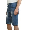 thumbnail image 2 of SKYLINEWEARS Men Ripped Distressed Shorts Slim Fit Denim Jeans Shorts with Broken Hole, 2 of 3