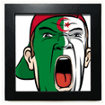 thumbnail image 1 of Algeria Facial Makeup Screang Cap Black Square Frame Picture Wall Tabletop, 1 of 3