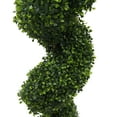 thumbnail image 2 of Vickerman 6' Artificial Potted Green Boxwood Spiral Tree., 2 of 7