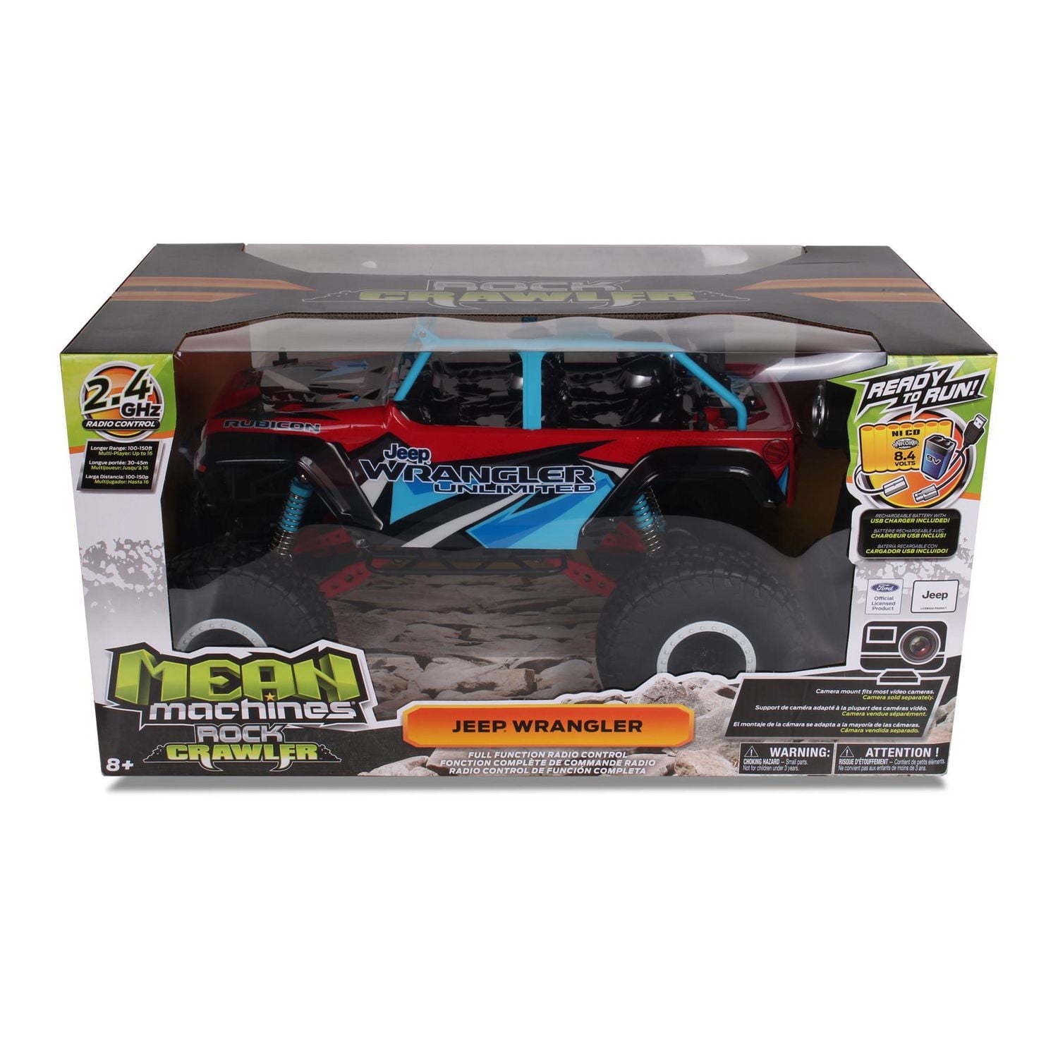 NKOK 4x4 Xtreme Jeep Wrangler Unlimited 1/10 Scale RC Toy