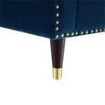 thumbnail image 5 of Soraya Velvet Club Chair, Navy/Gold, 5 of 8