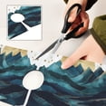 thumbnail image 6 of Yayeee Faucet Mat for Kitchen Sink 30" Diatomite Long Splash Guard Pad, Blue Mountains, 2 Pack, 6 of 7
