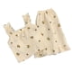 thumbnail image 4 of Conjunto de pijama de camisola de dos piezas con almohadillas para el pecho, conjunto de pijama de verano suelto, suave y agradable para la piel para niñas, naranja, L, 4 of 8