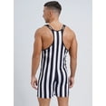 thumbnail image 6 of Zaldita Men's One Piece Swimsuit Bikini Water Sports Super Speed Dry Charm Men Surfing Bodysuits Black XL, 6 of 7