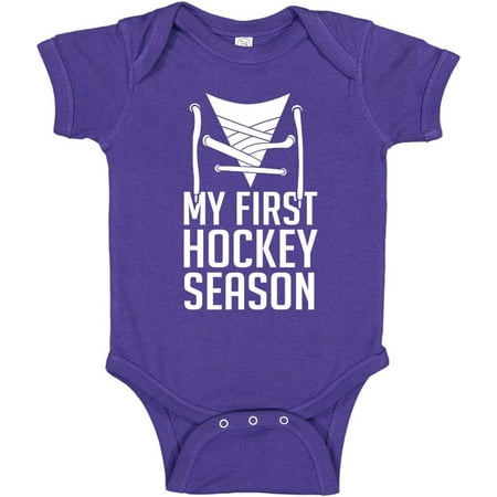 

The Shirt Den My First Hockey Season Baby Bodysuit Infant One Piece