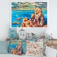 thumbnail image 3 of Designart 'The Blue Ocean By Rocky Cliffs I' Nautical & Coastal Framed Art Print, 3 of 4