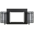 thumbnail image 4 of Pleasant Hearth Easton Black Fireplace Glass Firescreen Doors - Large, 4 of 13
