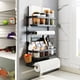 thumbnail image 5 of Estante De Refrigerador Magnético Estante Magnético Multifuncional Estante De Especias Magnético Extraíble Organizador De Botellas De Condimentos Con Gran Capacidad Para Cocina Interior Moyic HA026758-01, 5 of 6