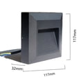 thumbnail image 3 of Lámpara de pared universal impermeable con luz LED para exteriores, para garaje, sótano, canal, rampa, paso de entrada, 12 V, 220 V, 3 of 5