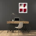 thumbnail image 3 of Zarris, Chariklia 15x18 White Modern Wood Framed Museum Art Print Titled - Small Aviary II, 3 of 4