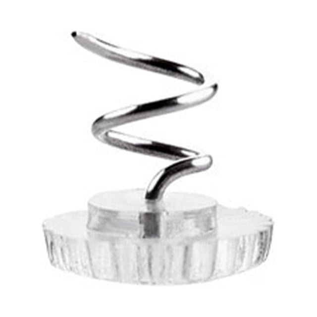 Billuyoard 50 piezas Twist Push Pin cabeza de plástico transparente sofá funda cortinas Headliner sujetadores muebles para el hogar fijación Almacenamiento y organización del hogar