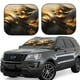 thumbnail image 1 of Fotbe Luxurious Gold Flow Juego de 2 Piezas de Parasoles para Parabrisas | Bloqueador Solar para Auto | Accesorios Plegables para Protección Solar Interior-Small, 1 of 6