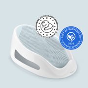 Angelcare Baby Bathtub Support Seat (Aqua), Ideal for Babies Less than 6 Months Old, 23 in Length