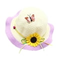 thumbnail image 2 of Tea Party Hats Easter Kids Sun Hat Wide Brim Summer Beach Hat for Boys Girls Toddler Outdoor Play Travel Lightweight Breathable, 2 of 3