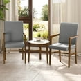 thumbnail image 2 of Costway Mid-Century Modern Dining Chairs Set of 4 Upholstered Accent Chairs Armchairs, 2 of 9