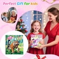 thumbnail image 7 of 4Pcs Paint by Number Sticker for Kids Ages 4-8, Travel Sticker Activity with Stories for Girls, Screen-Free Airplane & Car Toy, Educational Puzzle Easter Craft Gift for Toddlers 3-12, 7 of 7