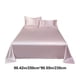 thumbnail image 3 of Ice Silk Bed Sheet Pillow Case 3 Piece Set And Luxurious Soft Ice Silk Bed Sheet Suitable For All Seasons Cool Ice Silk Fabric Washable, 3 of 8