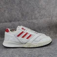 thumbnail image 2 of Ad-id-as Shoes Men 8 Sneaker Lifestyle Active AR Trainer Grey Red Comfort Athletic, 2 of 6