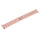 thumbnail image 5 of Correa de Reloj Banda de Repuesto de Metal con Diamantes de imitación Compatible con Huawei Watch 22 mm Rosa, 5 of 8