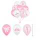 thumbnail image 2 of Fondo para fiesta de cumpleaños de niña con temática de ballet, conjunto decorativo, bandera para tirar, gafas, globo, 2 of 2